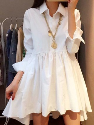 plus size womens white dress shirt