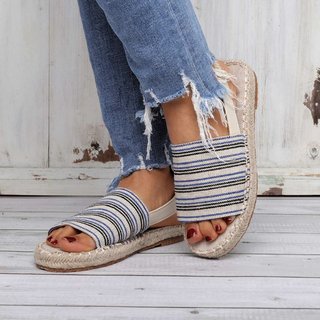elastic beach sandals