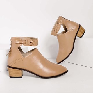 women plus size chunky heel booties daily zipper boots