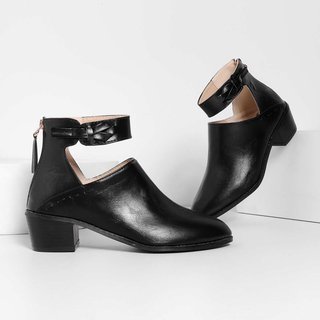 women plus size chunky heel booties daily zipper boots