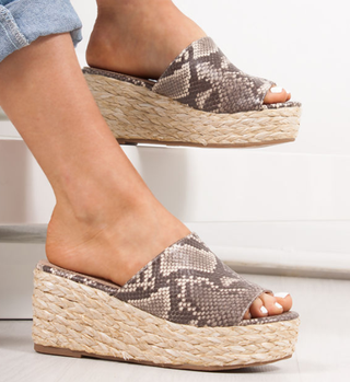 slip on wedge heel