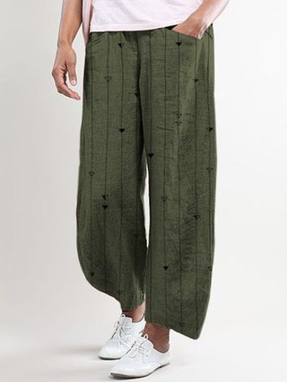 Pockets Daily Casual Loose Pants Popjulia Com
