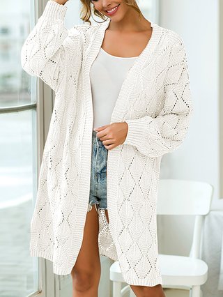 Casual Long Sleeve Sweaters Cardigans Popjulia Com