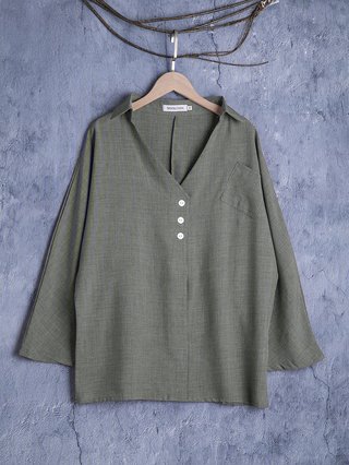 Casual Cotton Blouses Shirts Popjulia Com