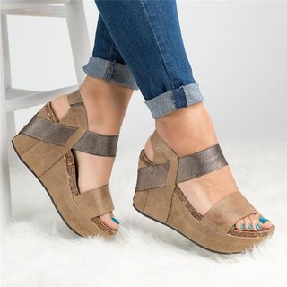 open toe casual shoes