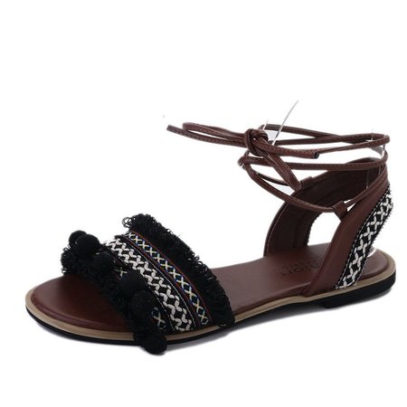 Tribal Dress Shoes Women Lace Up Cloth Sandals Tribal Dress Shoes Women Lace Up Cloth Sandals