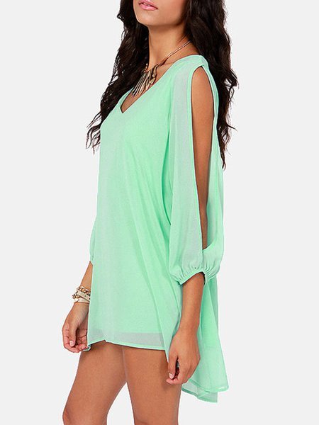 High Low Chiffon Dress