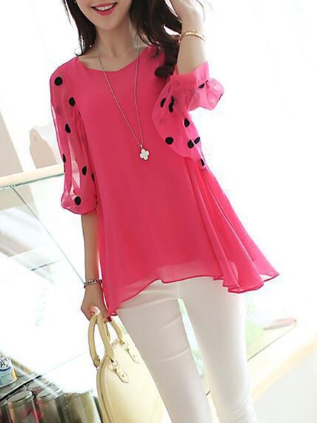 batwing asymmetrical polka dots t shirt popjulia batwing asymmetrical polka dots t shirt popjulia
