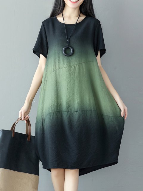 casual ombre dress