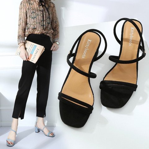 Sandals Women On Slingback Low Heel Slip OZTwXikPu